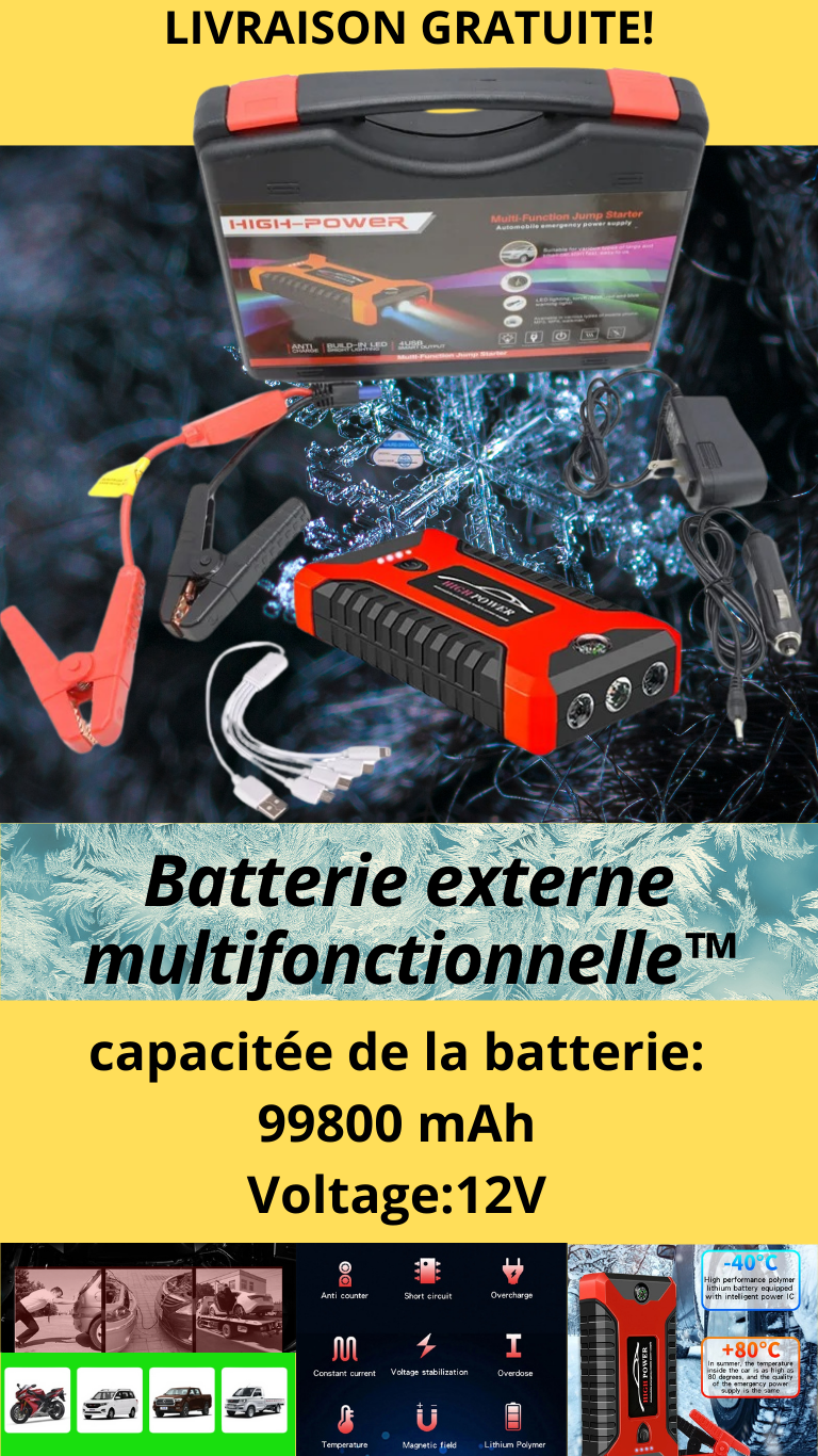 Chargeur à batterie  multifonctionnel™