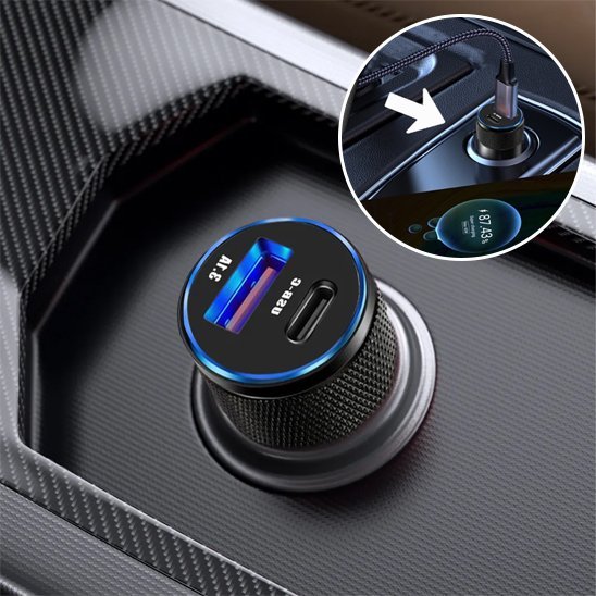 Chargeur allume cigare | PowerDual - Fallaitipenser auto accessoires