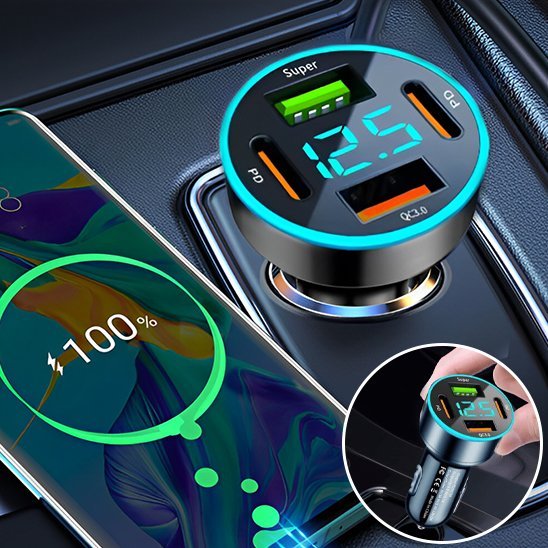 Chargeur Allume Cigare Ultra - Rapide | Charge Intelligente - Fallaitipenser auto accessoires