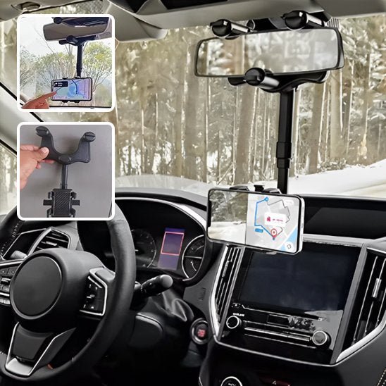 Support telephone voiture | Miroir - Fallaitipenser auto accessoires